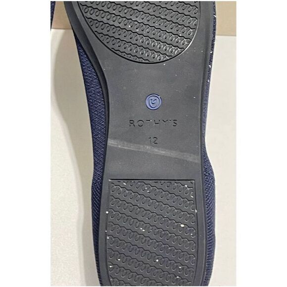 Rothy's‎ Zodiac Scorpio Loafers Retired Slip On Washable Flat Navy Blue Size 12 - Picture 12 of 15